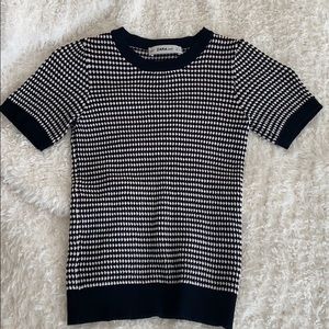 Zara Knit Printed Top